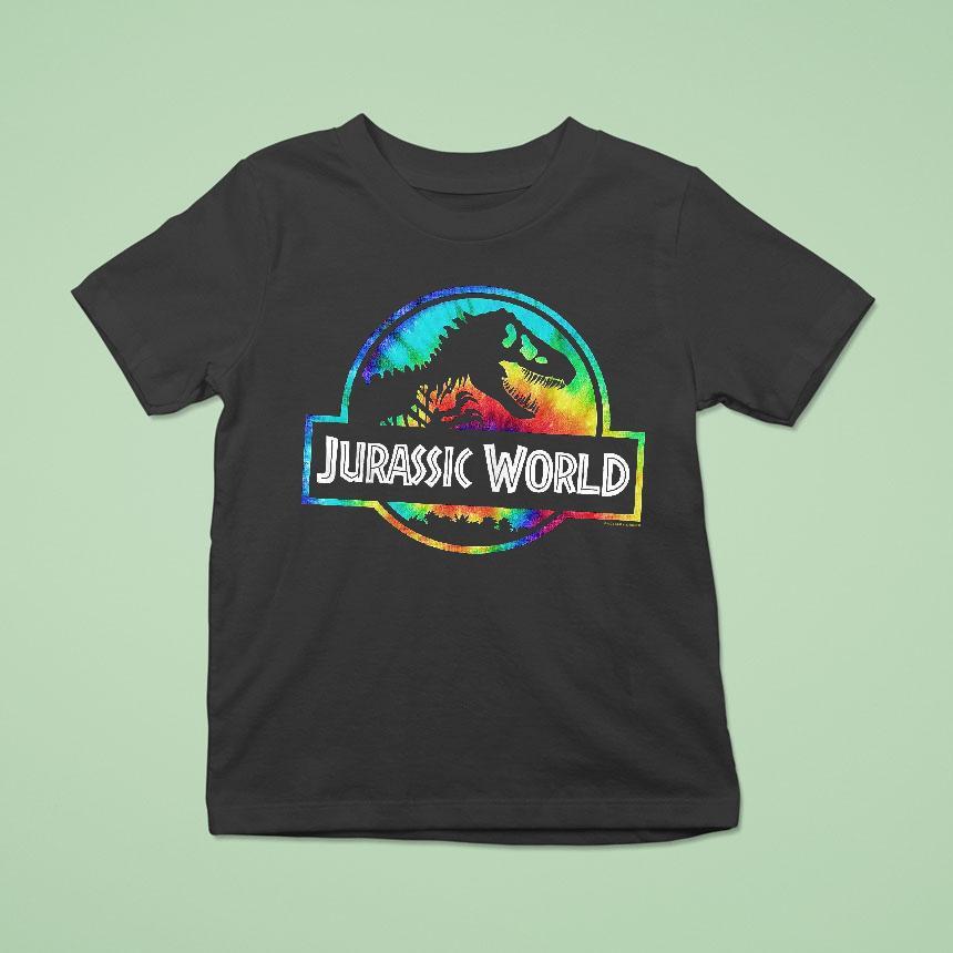 Jurassic World Tie Dye Logo T Shirt Jurassic World Tie Dye Logo T Shirt