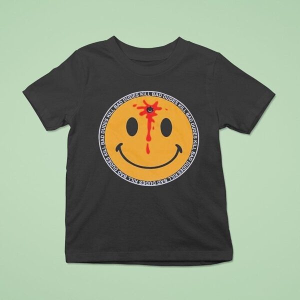Kill Bad Dudes X Half Face Blades Rash Guard T Shirt