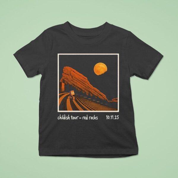 Lane Childish Tour Morrison Colorado Red Rocks Oct T Shirt