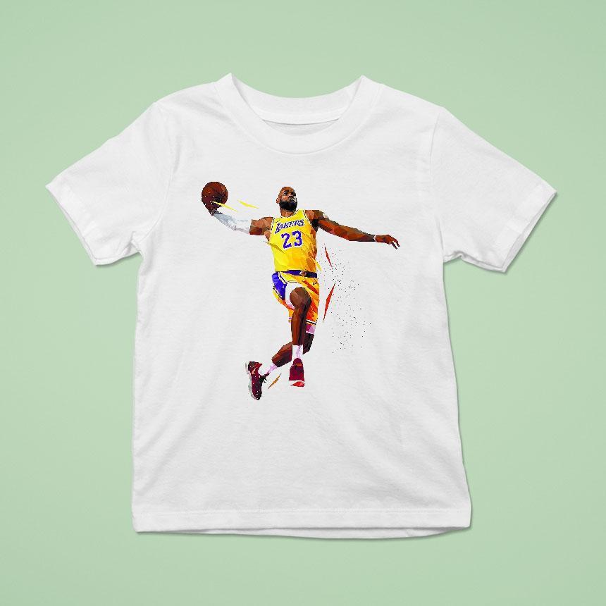 Lebron James Low Poly T Shirt Lebron James Low Poly T Shirt