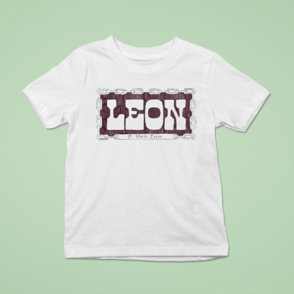Leon Bridges Worth Texas License Plate T Shirt