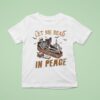 Let Me Read In Peace Skeleton Books Coffin Halloween T Shirt