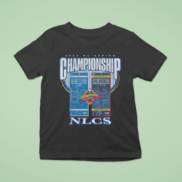 Los Angeles Dodgers Vs Milwaukee Brewers Nl Series Championship Nlcs T Shirt