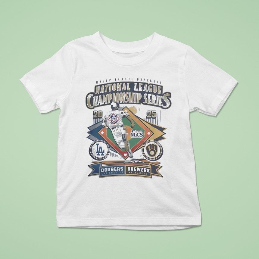 Los Angeles Dodgers Vs Milwaukee Brewers Nlcs T Shirt Los Angeles Dodgers Vs Milwaukee Brewers Nlcs T Shirt