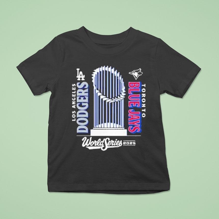 Los Angeles Dodgers Vs Toronto Blue Jays World Series Match Up T Shirt Los Angeles Dodgers Vs Toronto Blue Jays World Series Match Up T Shirt