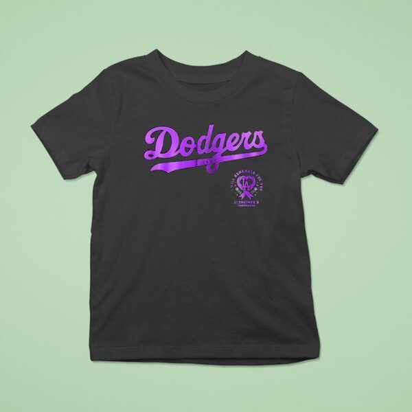 Los Angeles Dodgers X World Alzheimer S Disease Awareness Month T Shirt