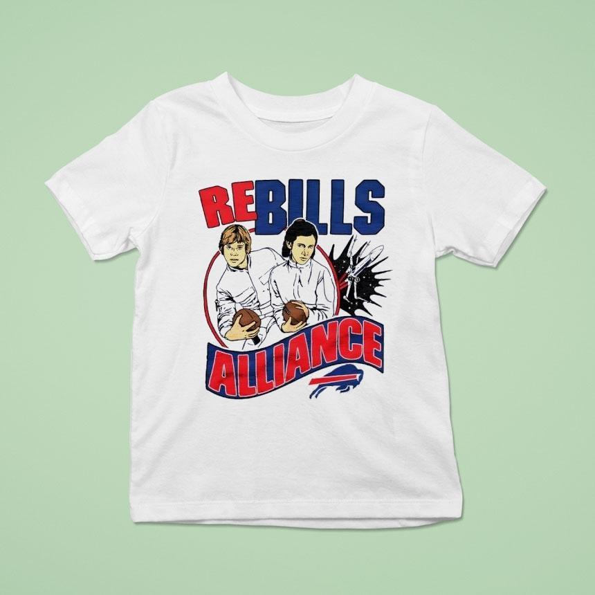 Luke Skywalke X Buffalo Bill Football Alliance Rebills T Shirt Luke Skywalke X Buffalo Bill Football Alliance Rebills T Shirt