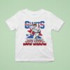 Luke Skywalker X New York Giants Big Blue Ny T Shirt