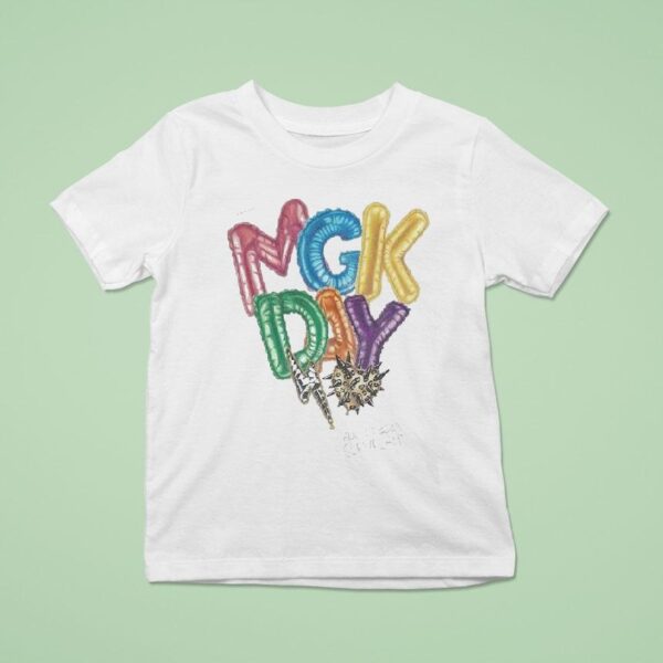 Machine Gun Kelly Rapper St Annual Mgk Day Balloon Cleveland T Shirt
