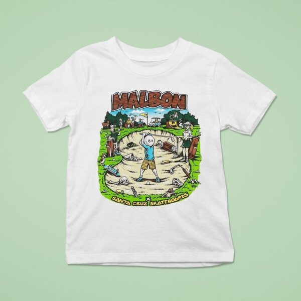 Malbon Goft X Santa Cruz Bermuda Bunker T Shirt