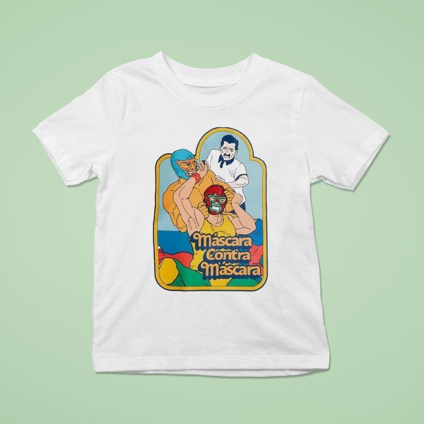 Mascara Contra Mascara Cartoon T Shirt Mascara Contra Mascara Cartoon T Shirt