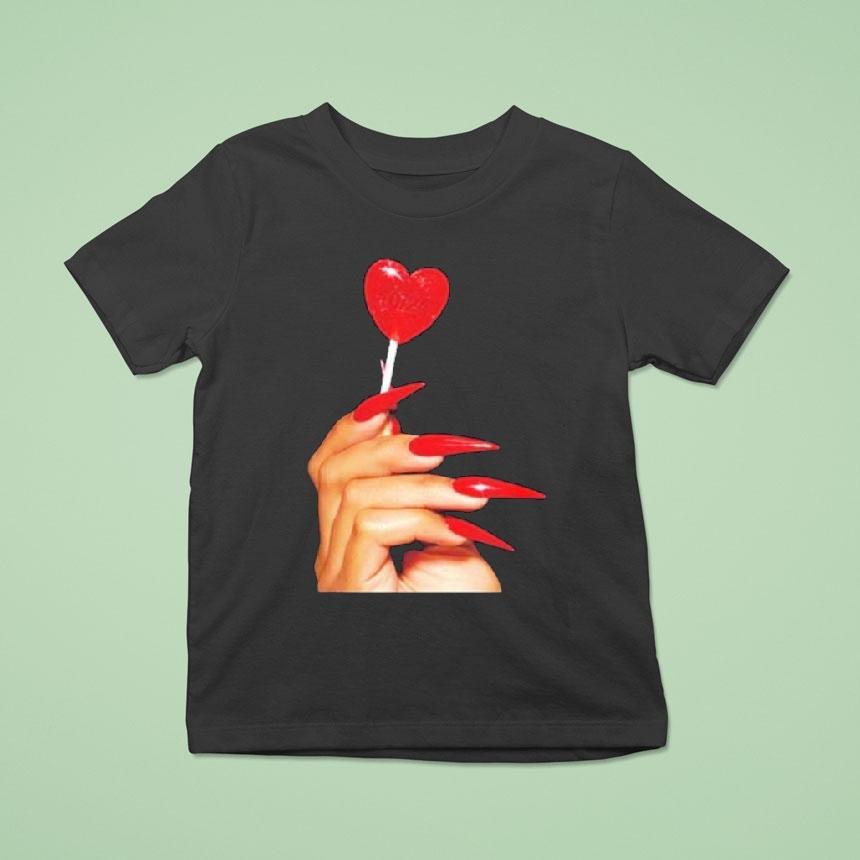 Megan Thee Stallion Lover Girl Candy Hear T Shirt Megan Thee Stallion Lover Girl Candy Hear T Shirt