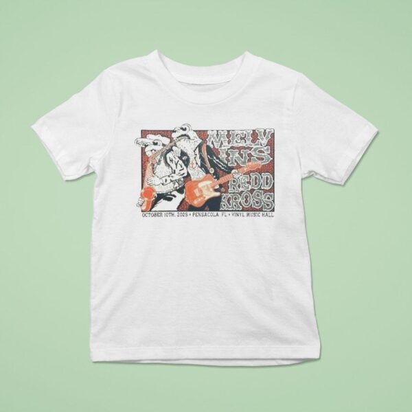 Melvins And Redd Kross Pensacola Fl Frogs T Shirt