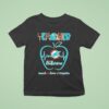 Miami Dolphins Teacher Teach Love Inspire Heartbeat Apple T Shirt