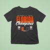 Miami Hurricanes Vs Florida State Seminoles State Champions Score T Shirt