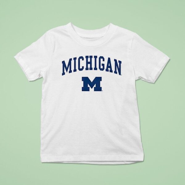 Michigan Wolverines College Football Playoff National Champions Logo T Shirt
