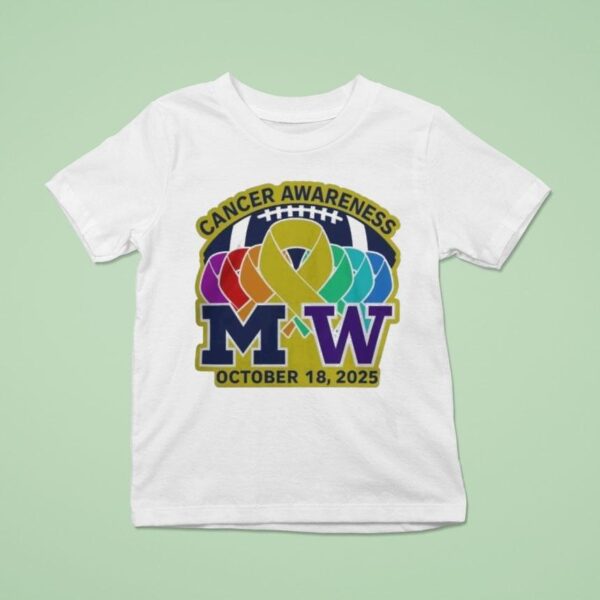 Michigan Wolverines Vs Washington Huskies Cancer Awareness Gameday T Shirt