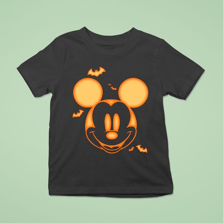 Mickey Friends Halloween Pumpkin Face T Shirt Mickey Friends Halloween Pumpkin Face T Shirt