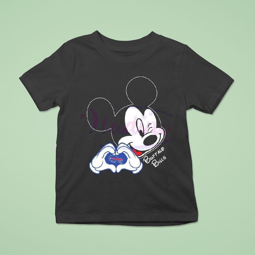Mickey Mouse Love Buffalo Bills Nfl T Shirt Mickey Mouse Love Buffalo Bills Nfl T Shirt