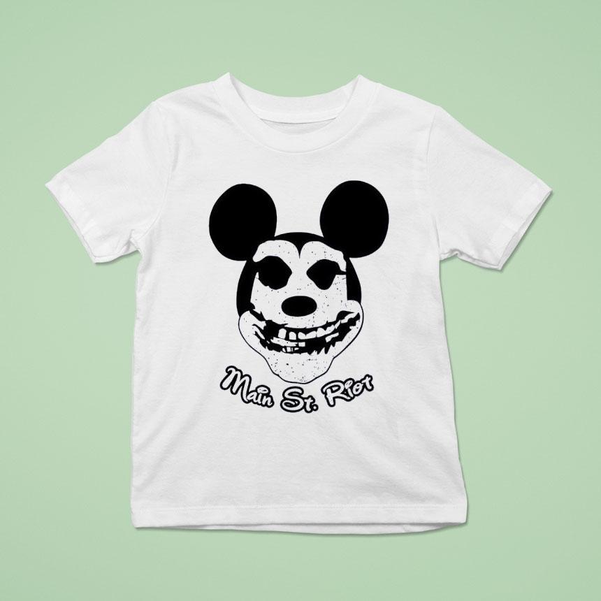 Mickey Skeleton Face Main St Rio T Shirt Mickey Skeleton Face Main St Rio T Shirt