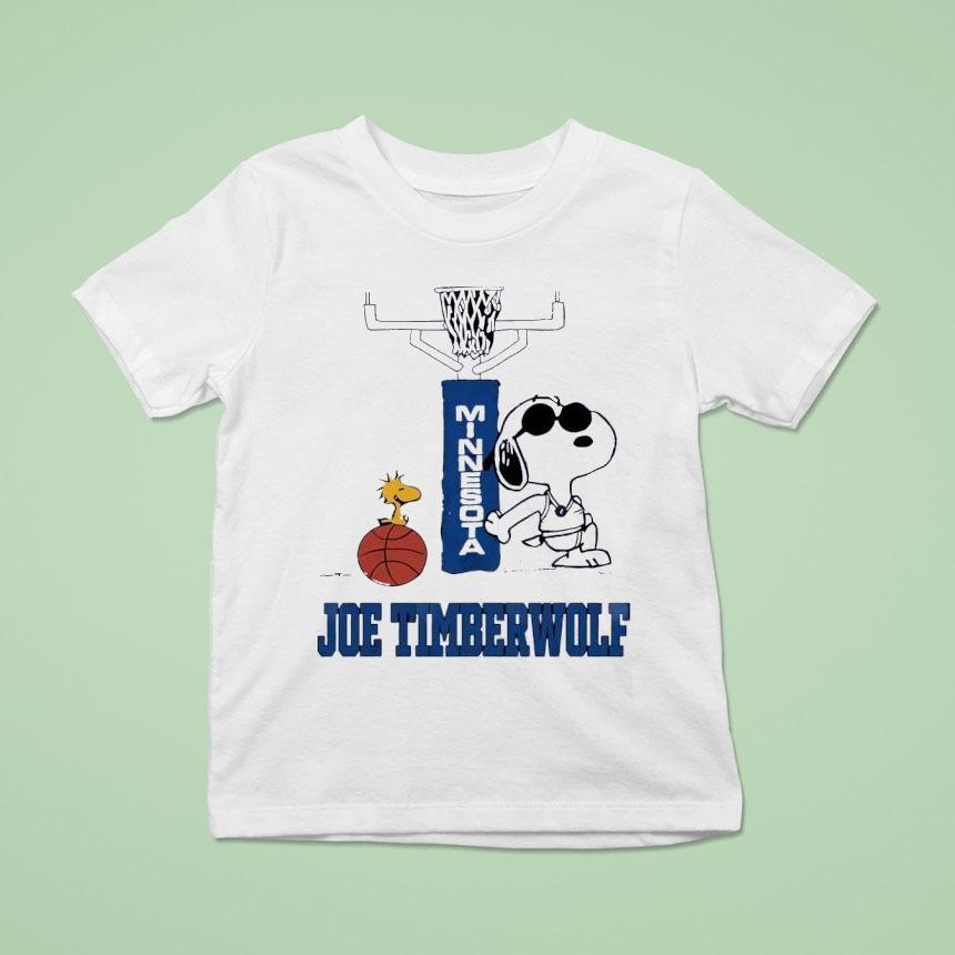 Minnesota Joe Timberwolf Joe Cool Snoopy And Woodstock T Shirt Minnesota Joe Timberwolf Joe Cool Snoopy And Woodstock T Shirt
