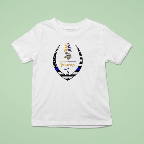 Minnesota Vikings Police Law Enforcement Appreciation Day Logo T Shirt