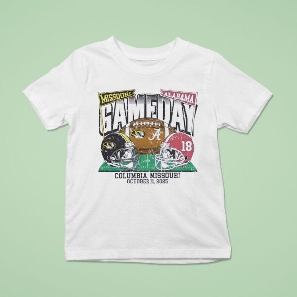 Missouri Tigers Vs Alabama Crimson Tide Columbia Missouri Gameday T Shirt