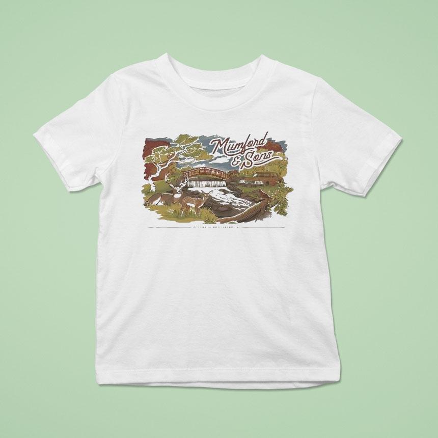 Mumford Sons Little Caesars Arena Detroit Mi October Deers T Shirt Mumford Sons Little Caesars Arena Detroit Mi October Deers T Shirt