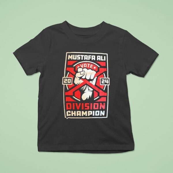 Mustafa Ali Vote Division Champion T Shirt