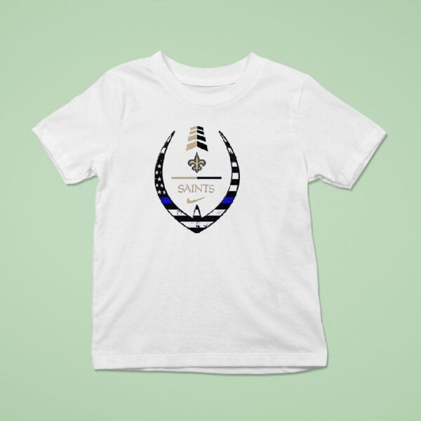 New Orleans Saints Police Law Enforcement Appreciation Day Logo T Shirt