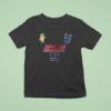 New York Giants X Bad Bunny Super Bowl Football Logo Signature T Shirt