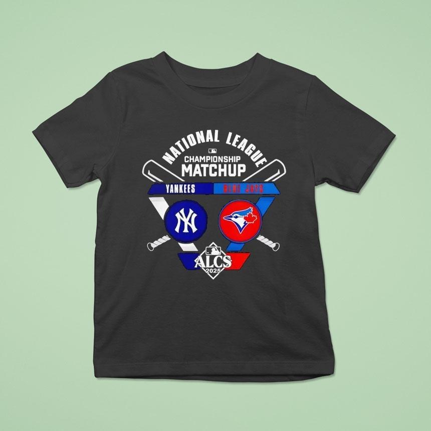 New York Yankees Vs Toronto Blue Jays Alcs American League Division Series T Shirt New York Yankees Vs Toronto Blue Jays Alcs American League Division Series T Shirt