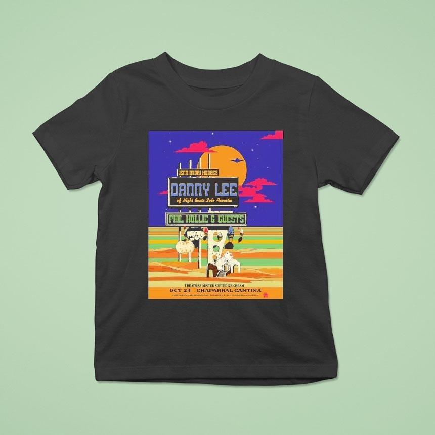 Night Beats W Jenn Miori Hodges And Phil Hollie Chaparral Cantina T Shirt Night Beats W Jenn Miori Hodges And Phil Hollie Chaparral Cantina T Shirt