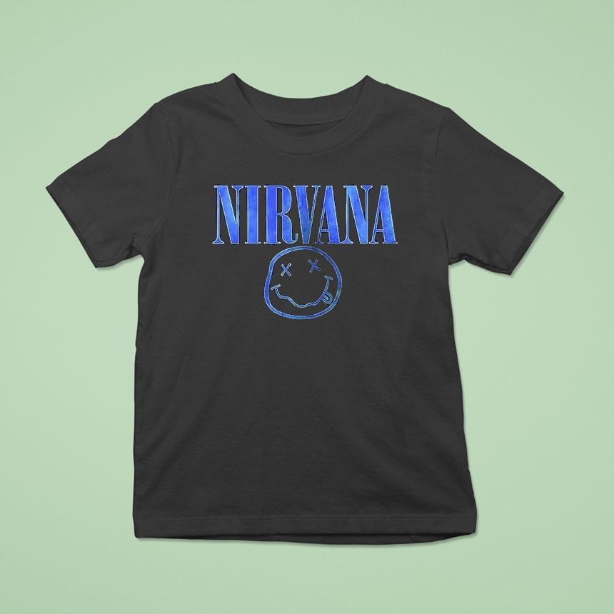 Nirvana Electric Guitar Graphic T Shirt Nirvana Electric Guitar Graphic T Shirt