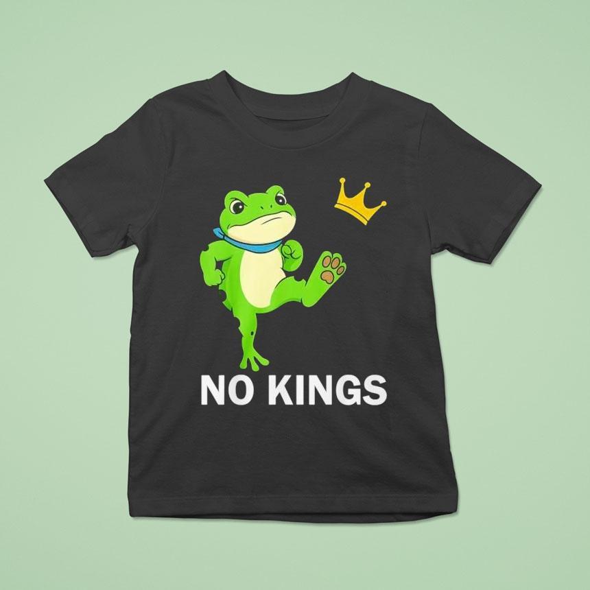 No Kings Men Women Portland Frog Protes T Shirt No Kings Men Women Portland Frog Protes T Shirt