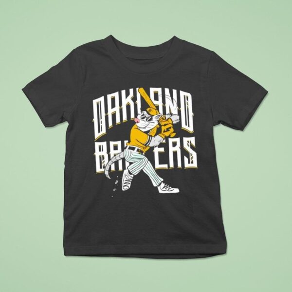 Oakland Ballers Slugging Scrappy Masco T Shirt