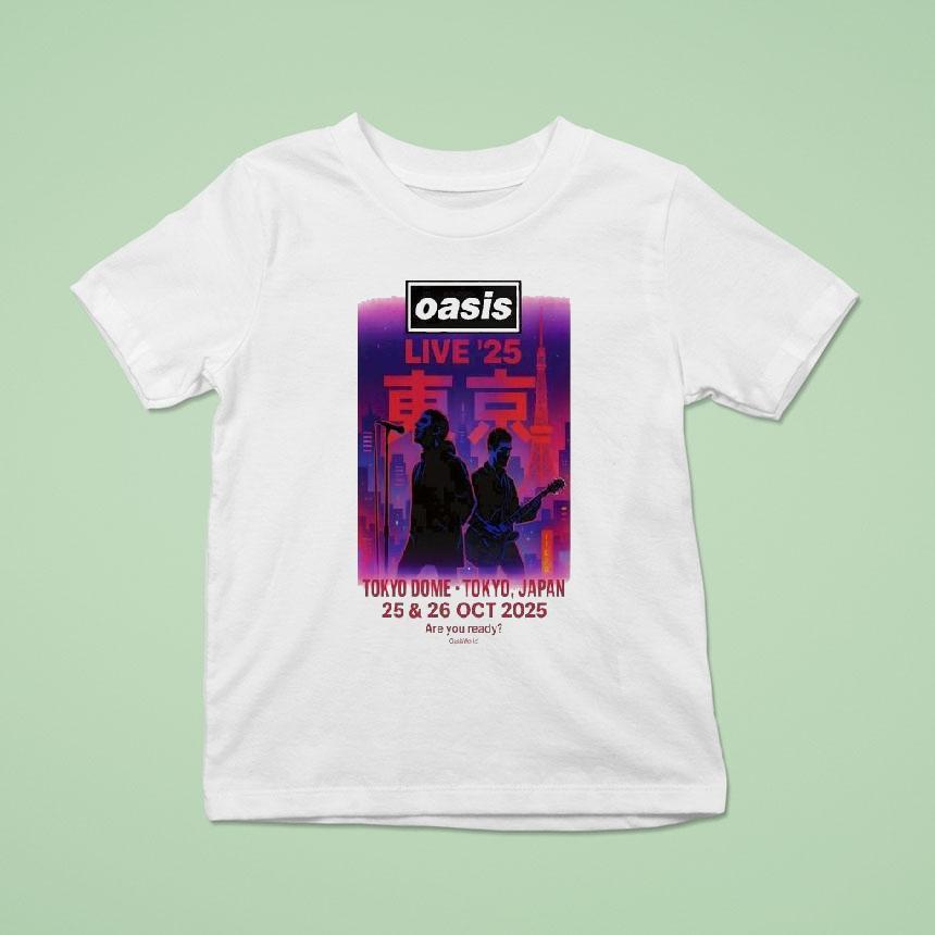 Oasis Live Concert In Tokyo On Oct At The Tokyo Dome T Shirt Oasis Live Concert In Tokyo On Oct At The Tokyo Dome T Shirt
