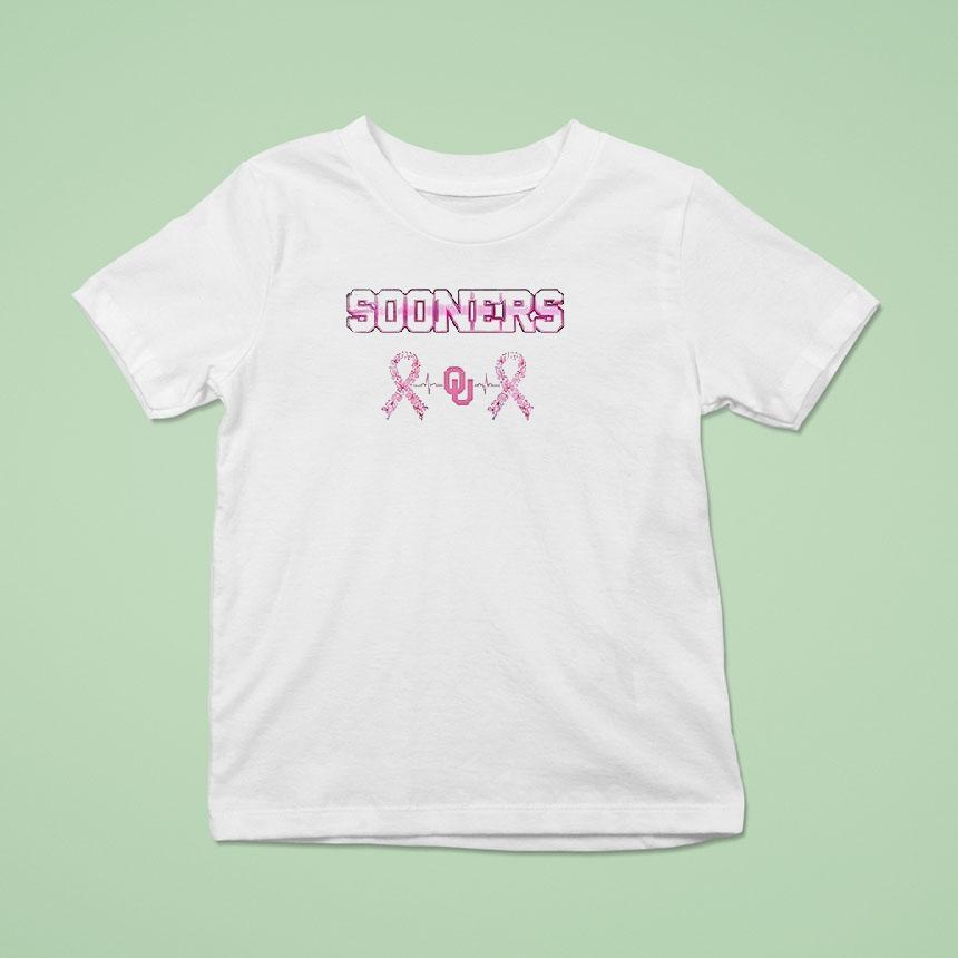 Oklahoma Sooners Breast Cancer Awareness Month Logo T Shirt Oklahoma Sooners Breast Cancer Awareness Month Logo T Shirt