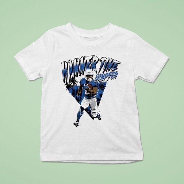 Omarion Hampton Los Angeles Chargers Hammer Time T Shirt