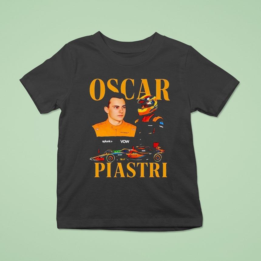 Oscar Piastri Formula One Grands Prix Racing T Shirt Oscar Piastri Formula One Grands Prix Racing T Shirt