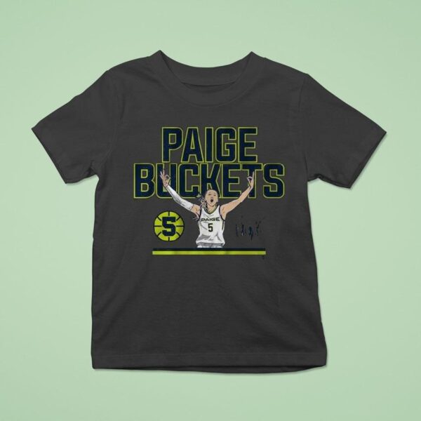 Paige Bueckers Buckets Stripe Signature T Shirt