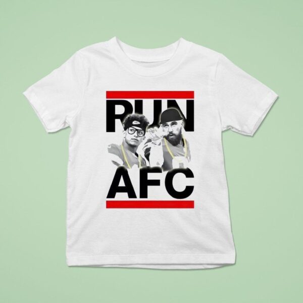 Patrick Mahomes Travis Kelce Kansas City Chiefs Run Afc T Shirt