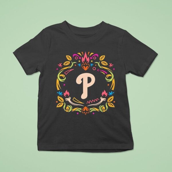 Philadelphia Phillies Da De Los Muertos T Shirt