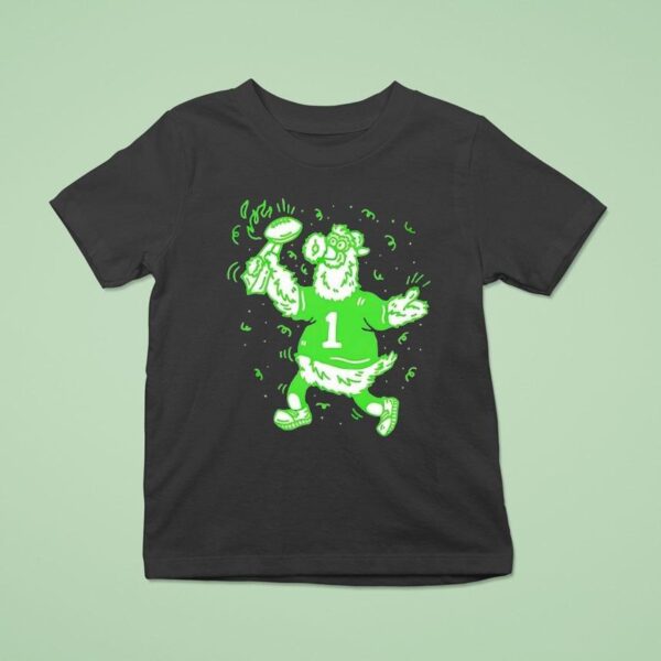 Phillie Phanatic Philadelphia Phillies Mascot Style Of Eagles Football T Shirt
