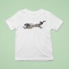 Pink Water Gun Wolf T Shirt