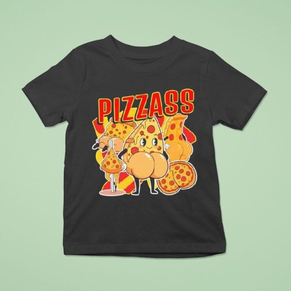 Pizzass Pizza Characters Graphic T Shirt