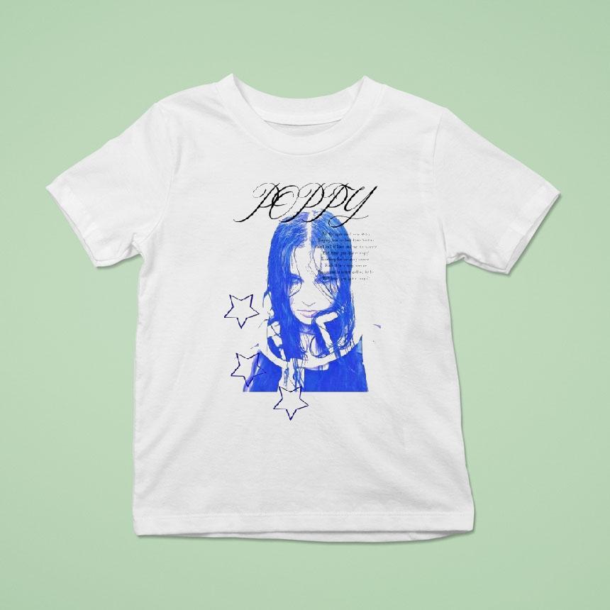 Poppy Blue Pop Star T Shirt Poppy Blue Pop Star T Shirt