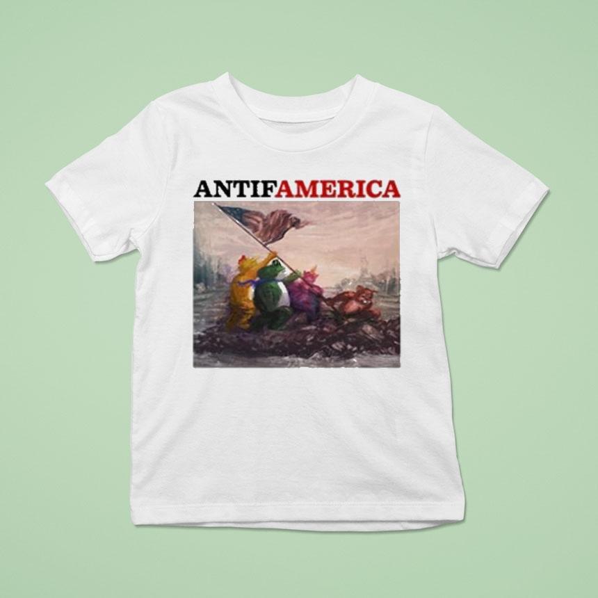 Portland Frog Antifamerica T Shirt Portland Frog Antifamerica T Shirt