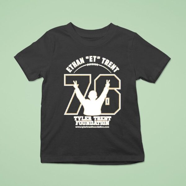 Purdue Boilermakers Ethan Et Trent Tyler Trent Foundtion Number T Shirt