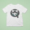 Raccoon With Pipe T Shirt